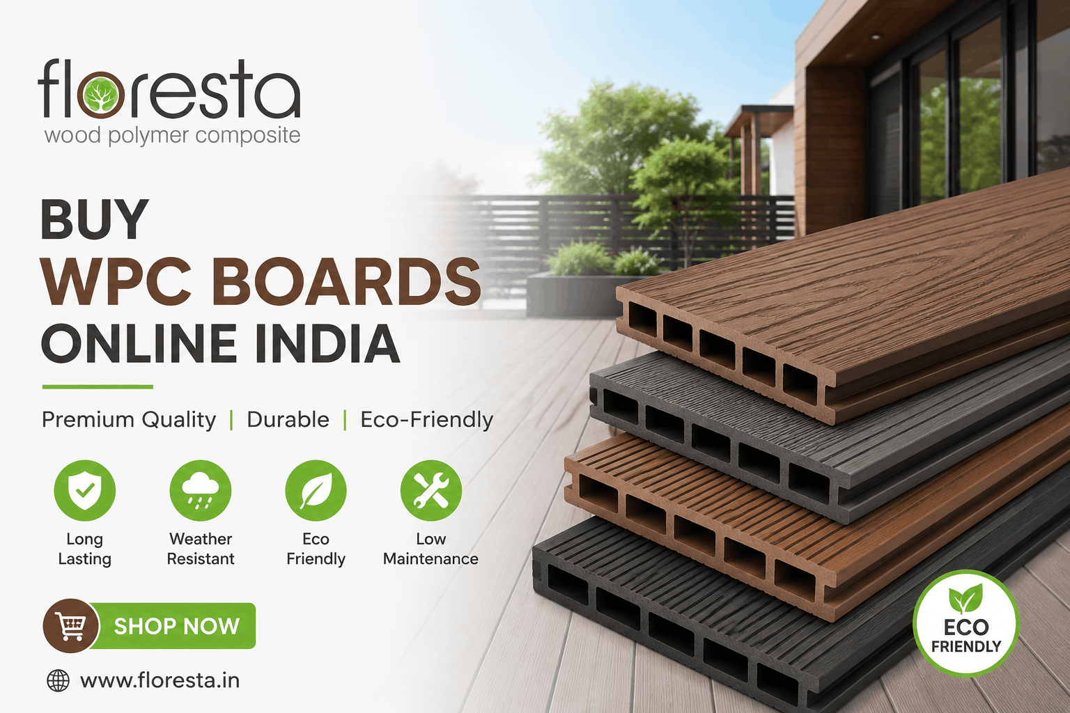 Buy WPC Boards Online India – Price Sizes